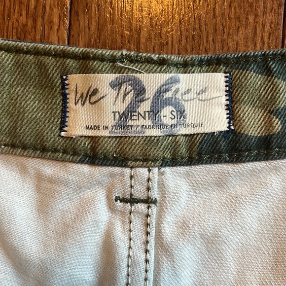 NWOT Free People Remy Camo Crop Pants size 26 - Picture 5 of 10
